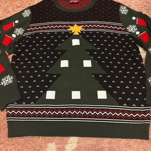 Beer Pong 3D Ugly Christmas Sweater Multicolored Size 2XL Men’s/Womens - Picture 3 of 8